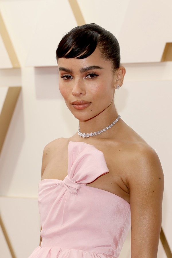 HOLLYWOOD, CALIFORNIA - MARCH 27: Zoë Kravitz attends the 94th Annual Academy Awards at Hollywood and Highland on March 27, 2022 in Hollywood, California. (Photo by Mike Coppola/Getty Images) (Foto: Getty Images)