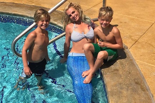 Britney Spears e os filhos, Sean e Jayden (Foto: Reprodução/Instagram)