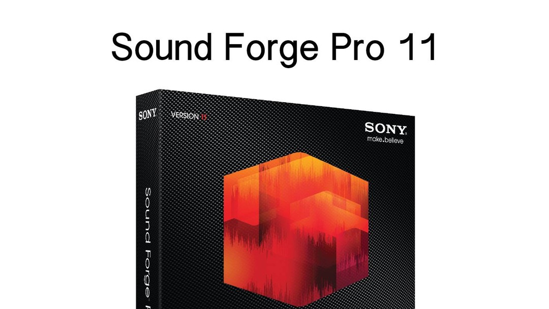 sound forge pro 10 free download