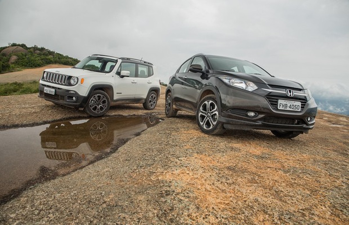 Comparativo Honda HRV x Jeep Renegade Testes autoesporte