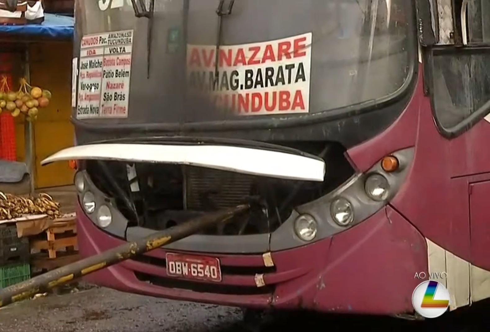 Após pane, ônibus tem princípio de incêndio em Belém