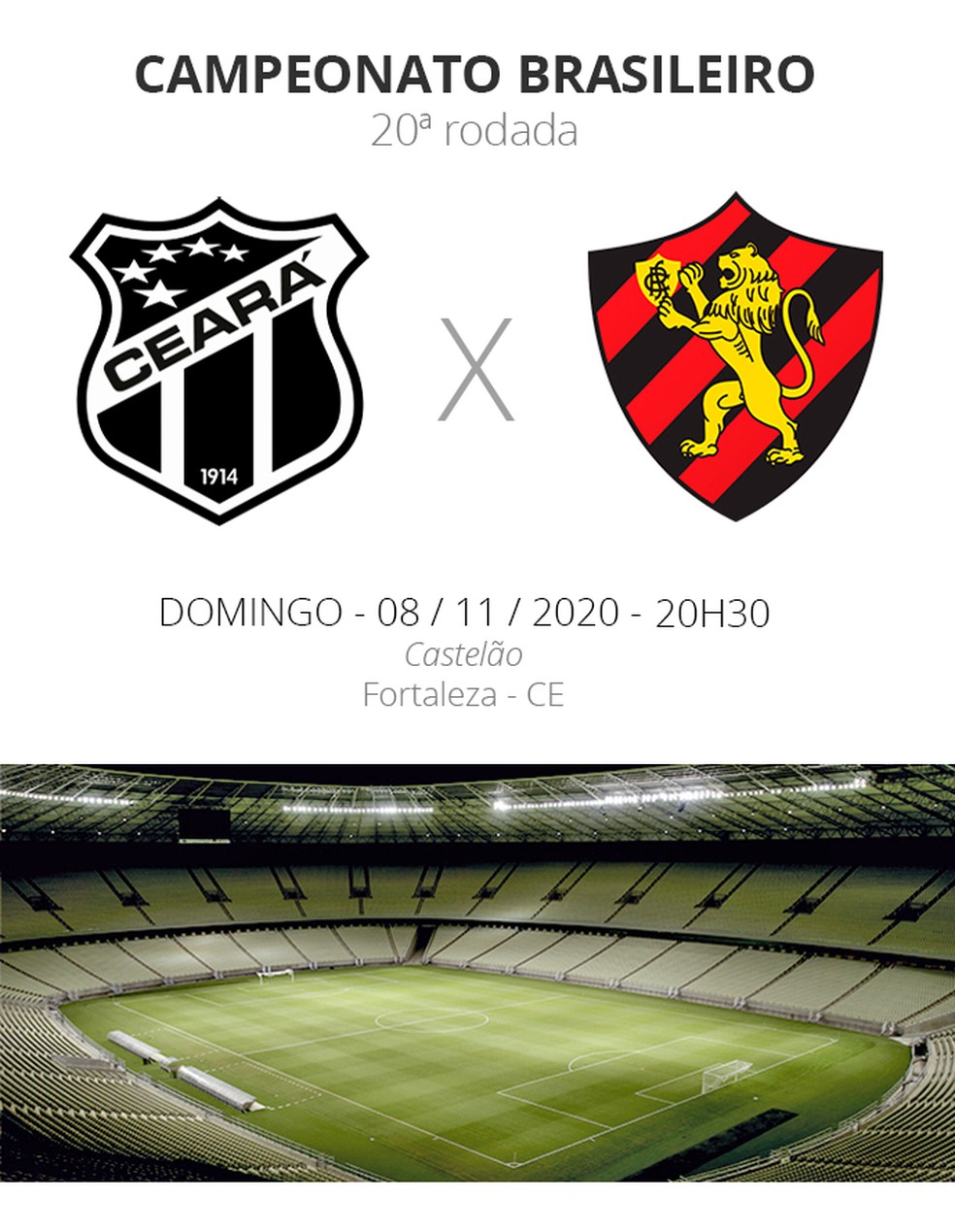 Ceara X Sport Veja Onde Assistir Escalacoes Desfalques E Arbitragem Brasileirao Serie A Ge