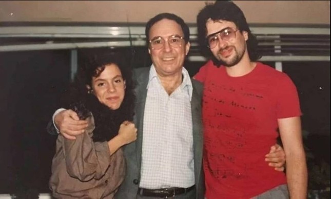 Bebel Gilberto, João Gilberto e João Marcelo Gilberto nos anos 1980