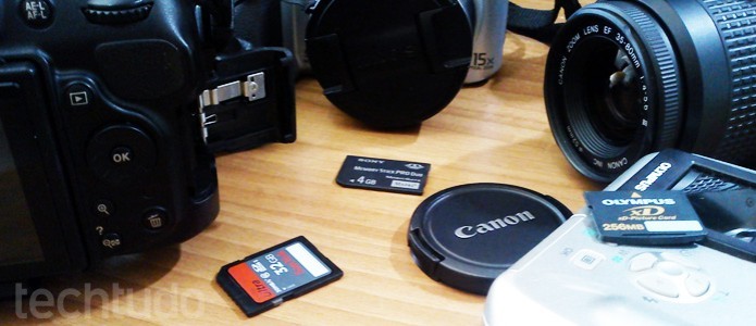Veja os melhores cartões de memória para gravação de vídeos (Foto: Adriano Hamaguchi/TechTudo)