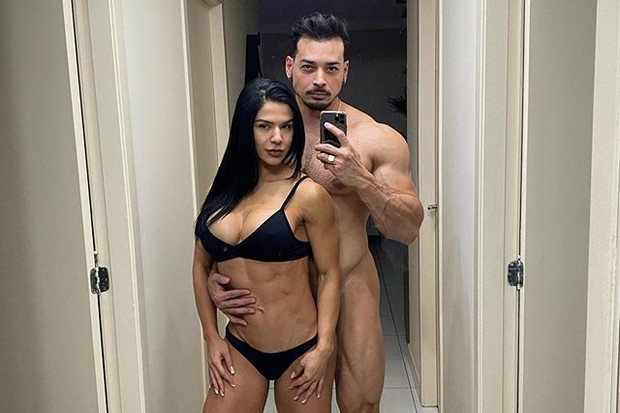 Felipe Franco com Eva Andressa (Foto: Reprodução/Instagram)