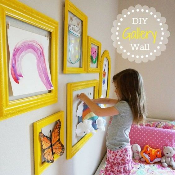 Ideias para exibir as artes das crianças (Foto: Pinterest)