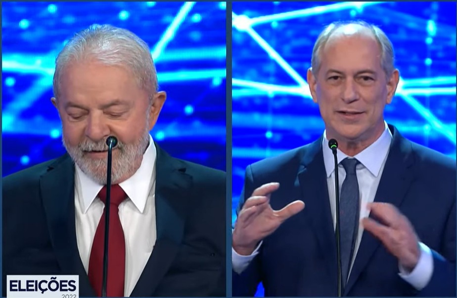 Lula e Ciro Gomes se enfrentam no debate na Band