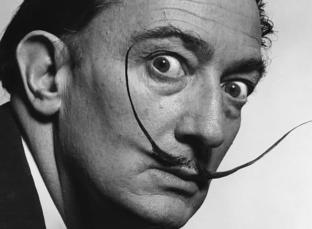 Salvador Dalí, pintor espanhol de estilo surrealista (Foto: Reprodução/arteref)
