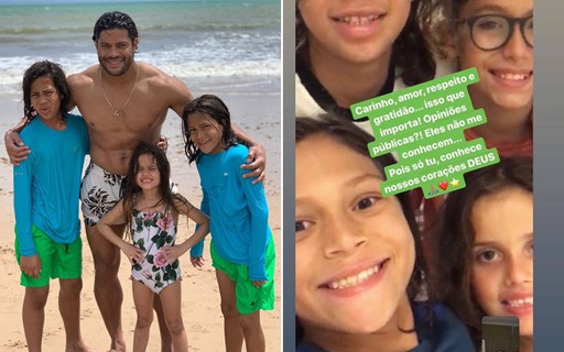 Saiba como fica o parentesco dos filhos de Hulk Paraíba com