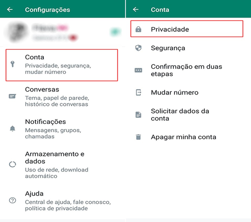 WhatsApp permite bloqueio por impressão digital  — Foto: Reprodução/Flávia Fernandes