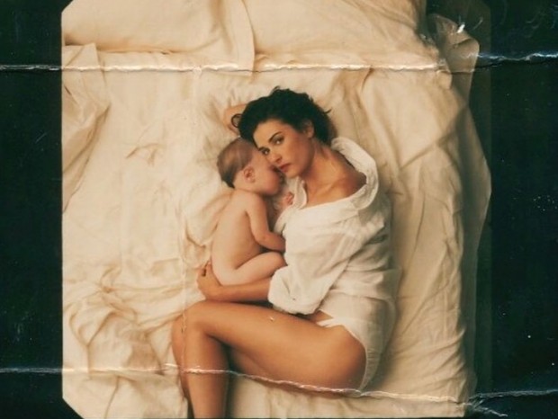 Demi Moore com a filha, Scout LaRue (Foto: Reprodução/Instagram)
