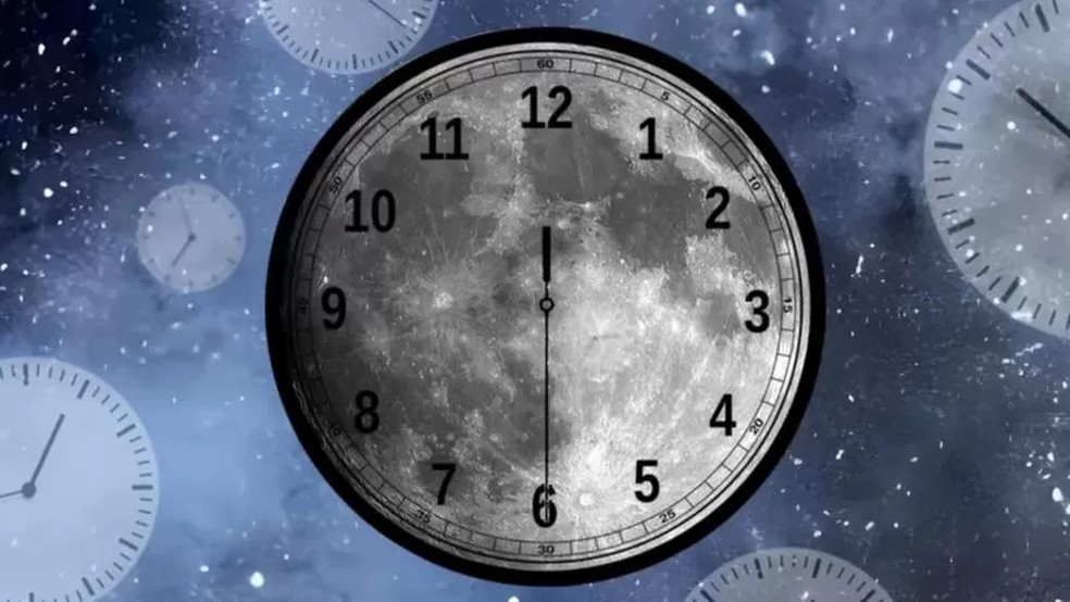 Relógios correm mais rápido na Lua do que na Terra — Foto: Getty Images via BBC