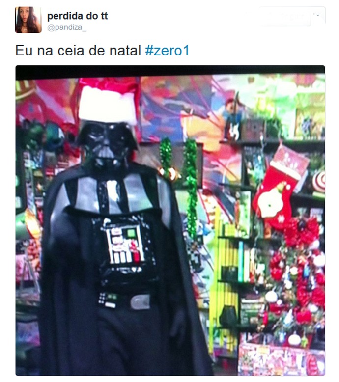 Internauta comenta o 'Zero1' nas redes (Foto: TV Globo)