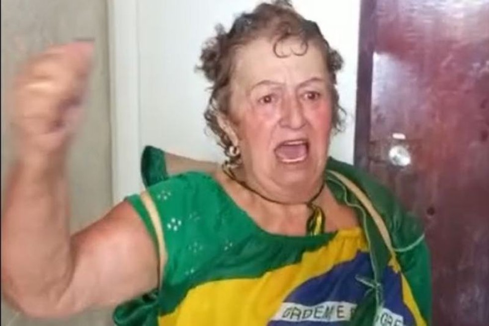 Maria de Fátima, de Tubarão, presa pela PF — Foto: Divulgação