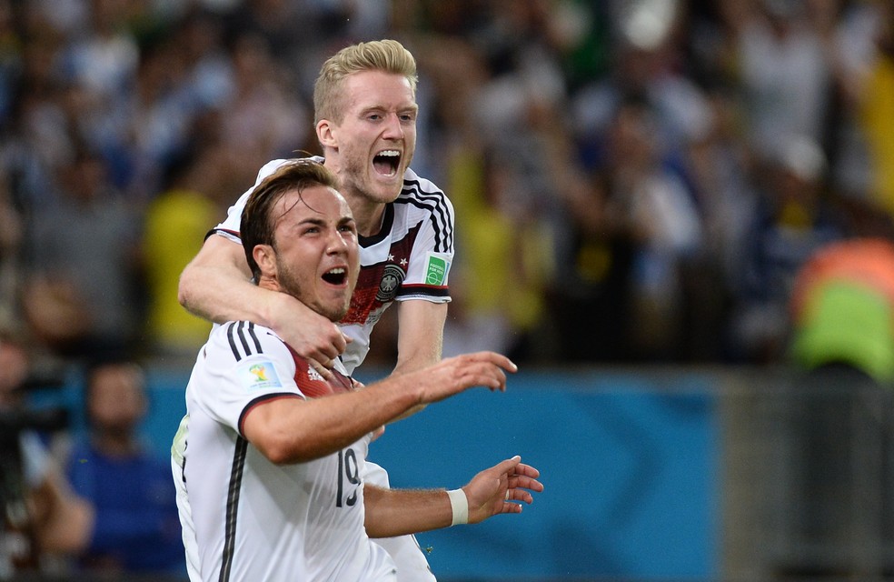 Autor do gol do ttulo mundial de 2014, Mario Gtze volta  seleo da Alemanha aps cinco anos  Foto: Alexander Vilf / Sputnik / Sputnik via AFP