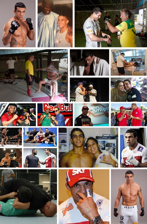 MONTAGEM entrevistão Vitor belfort  (Foto: Editoria de arte / Globoesporte.com)