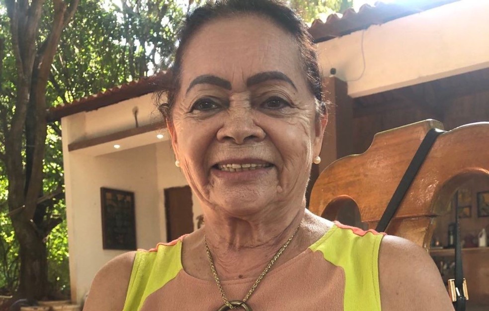 Socorro Luna já desfilou na Marquês de Sapucaí, no Rio de Janeiro, em homenagem ao município de Barbalha. — Foto: Instagram/Reprodução