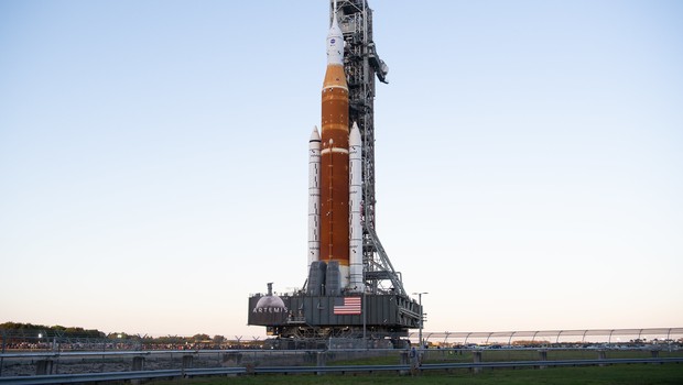 Space Launch System, megafoguete da NASA (Foto: NASA/Divulgação)