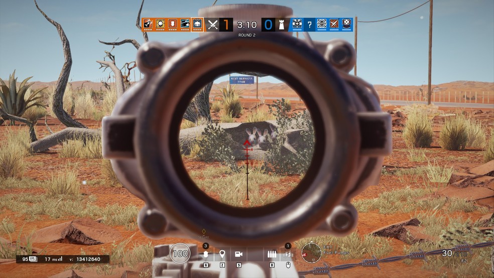 A referência a Rabbids no mapa Outback é uma união de duas franquias da própria Ubisoft — Foto: Reprodução/Reddit