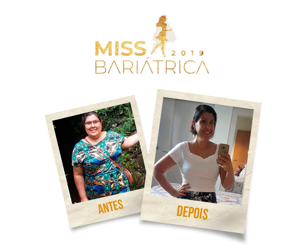Lybia Santos, 35 anos, finalista do Miss Bariátrica — Foto: Divulgação