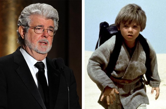 George Lucas, criador de Star Wars, preocupou a 20th Century Fox ao propor filme com Anakin Skywalker criança (Foto: Getty Images ; divulgação)