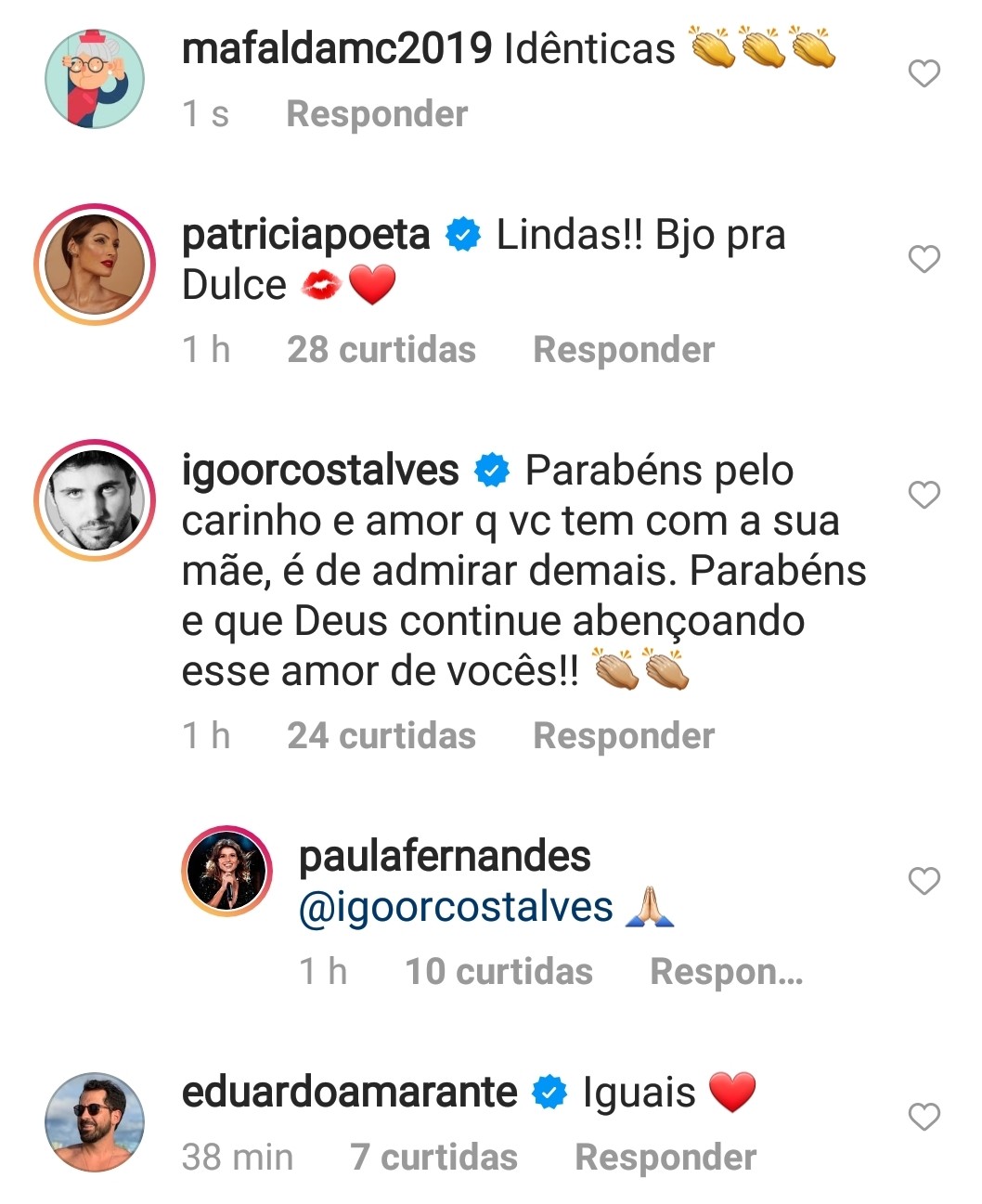 Fãs apontam semelhança entre Paula Fernandes e sua mãe (Foto: Reprodução/Instagram)