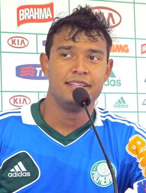 Vinícius, treino do Palmeiras (Foto: Diego Ribeiro / Globoesporte.com)