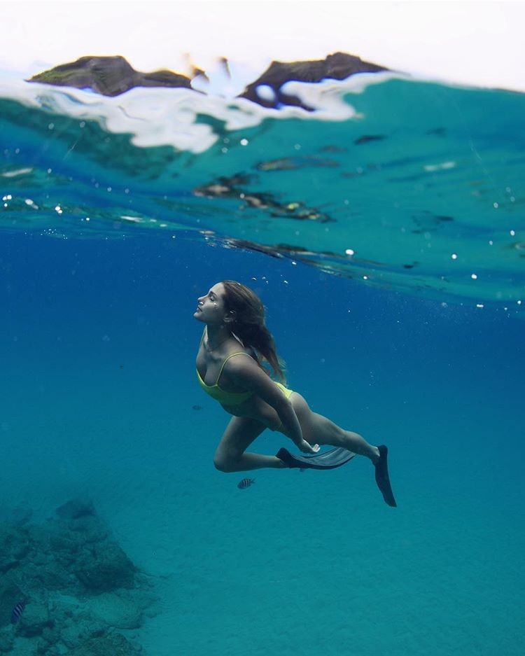 Sasha Meneghel mergulha em Fernando de Noronha (Foto: Reprodução/Instagram)