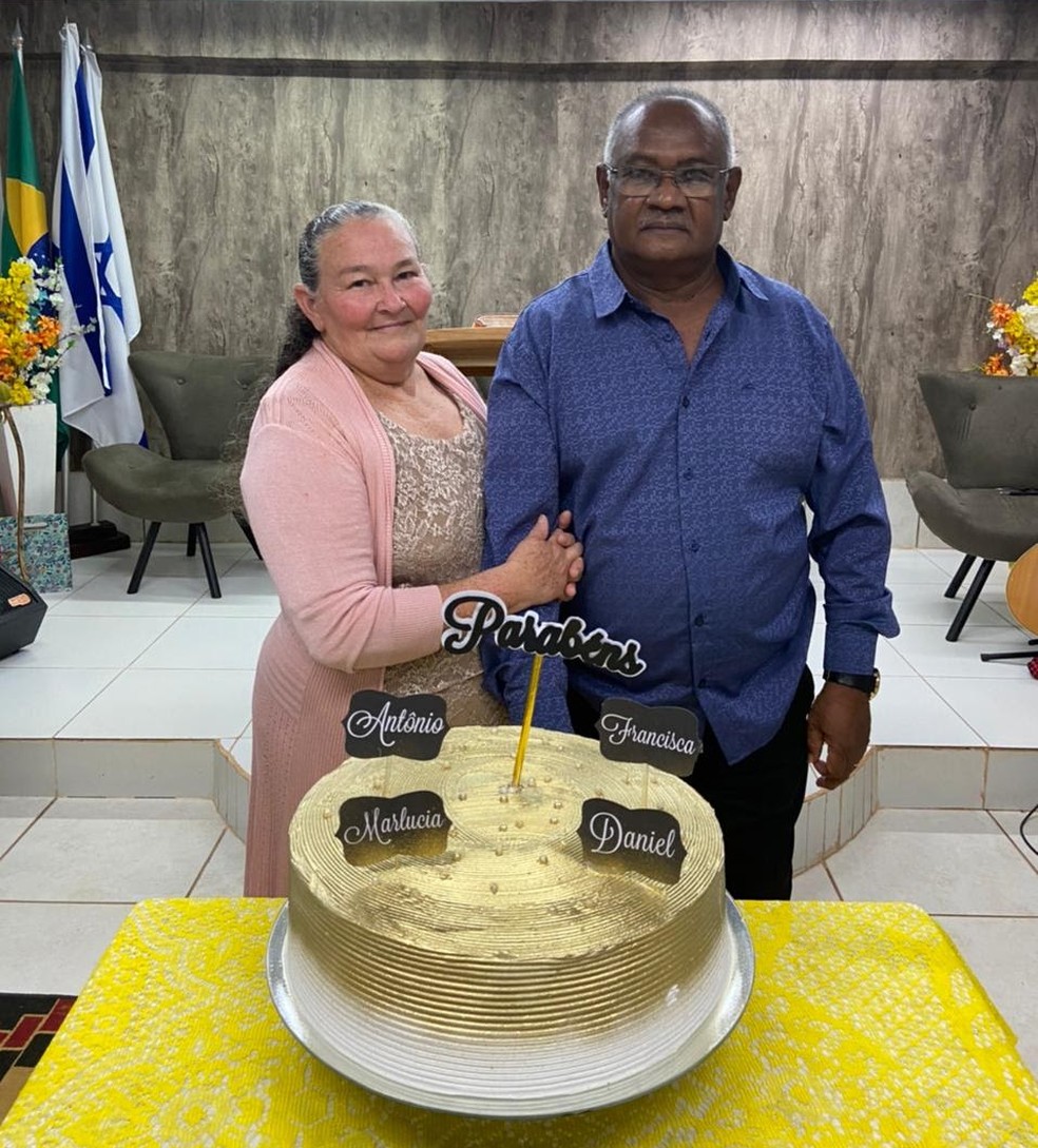 Antônio Ferreira Nunes, de 67 anos, e Francisca Leite Nunes, de 65 anos — Foto: Arquivo pessoal