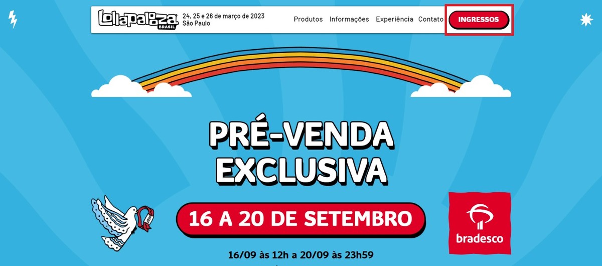 Lollapalooza Brasil 2023: veja como comprar ingressos na pré-venda online