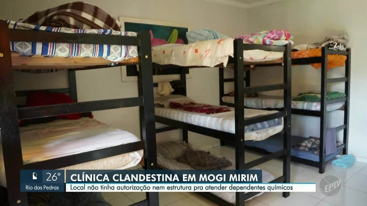 Clínica clandestina com 40 dependentes químicos é lacrada em Mogi Mirim