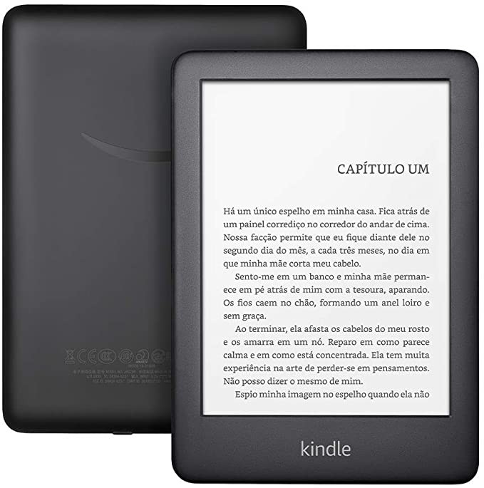 Para os amantes de livros, as versões digitais são pura praticidade!  (Foto: Kindle 10a. geração com iluminação embutida, Amazon, R$ 331)