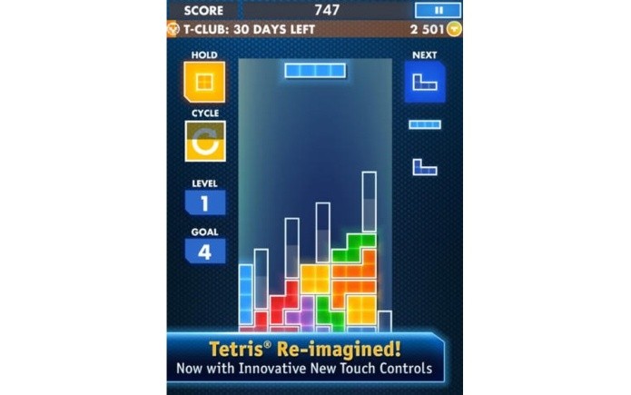O game Tretis também virou aplicativo (Foto: Reprodução)