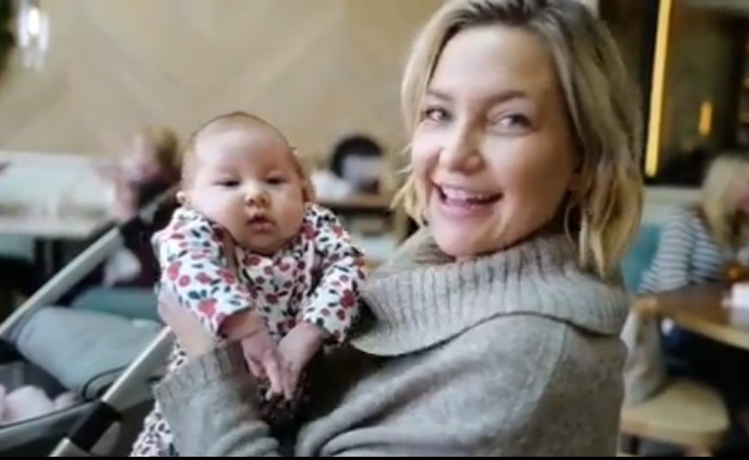 Kate Hudson com filha de 1 ano de idade, Rani Rose (Foto: Instagram)