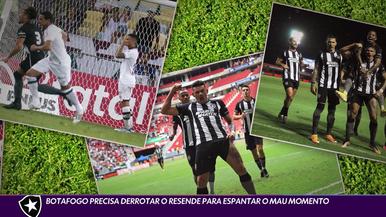 Botafogo precisa derrotar o Resende para espantar o mau momento