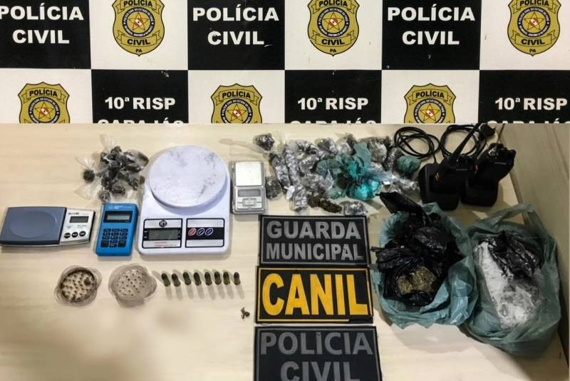 Operação prende cinco pessoas envolvidas nos crimes de homicídio e tráfico de drogas, em Marabá