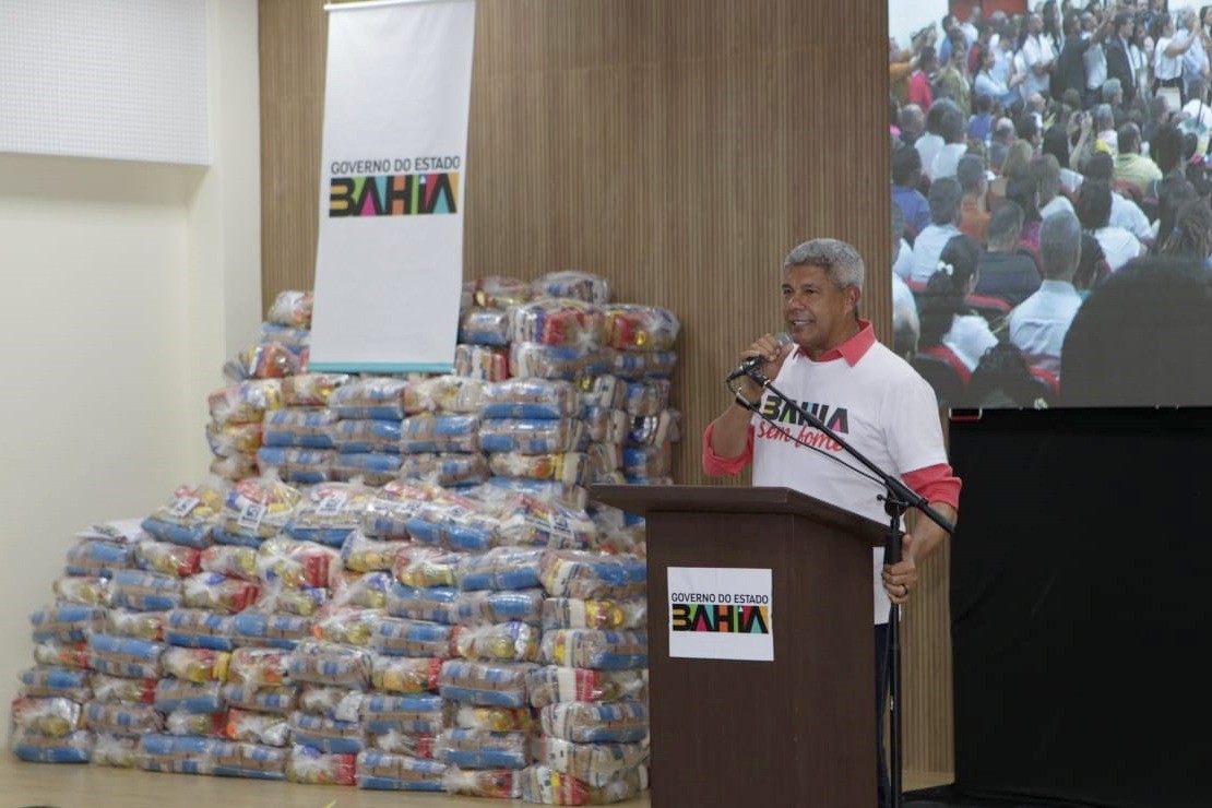 Programa Bahia Sem Fome é apresentado pelo governador Jerônimo Rodrigues, em Salvador