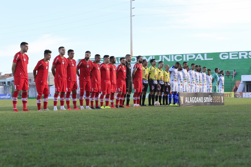 CRB venceu o Jaciobá com a base titular em Coruripe — Foto: Ailton Cruz/Gazeta de Alagoas