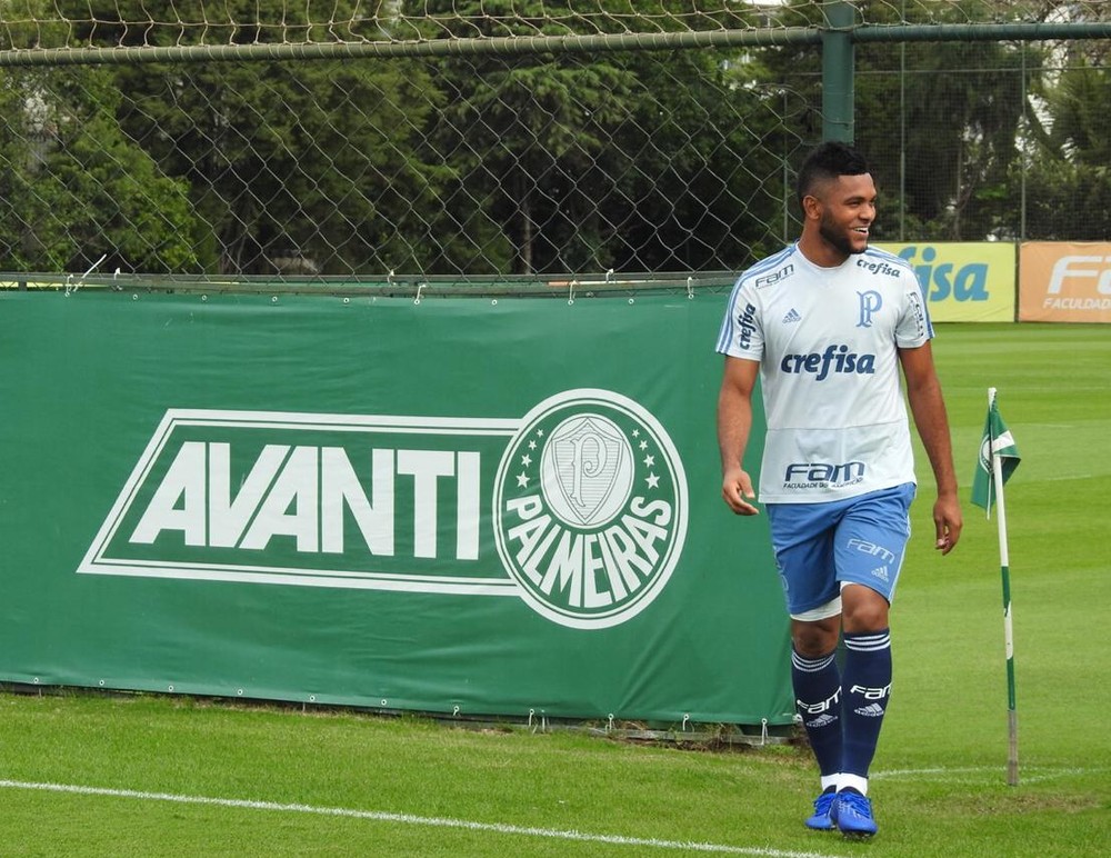 Deyverson e Borja voltam aos treinamentos na Academia de Futebol