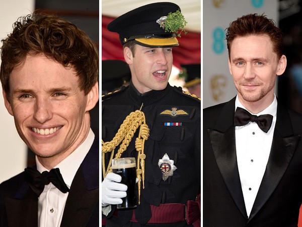 Eddie Redmayne, Tom Hiddleston e príncipe William estudaram em ‘Eton’, uma escola inglesa de prestígio. (Foto: Getty Images)