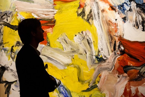 "Untitled XXI", de Willem De Kooning, alcançou US$ 24,9 milhões no leilão da Sotheby's 