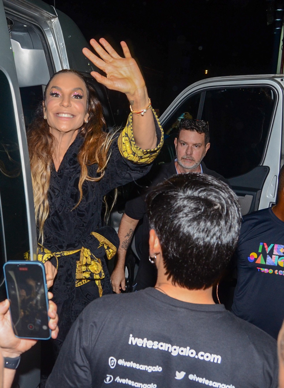 Ivete Sangalo leva Preta Gil para show em São Paulo — Foto: Araujo/AgNews
