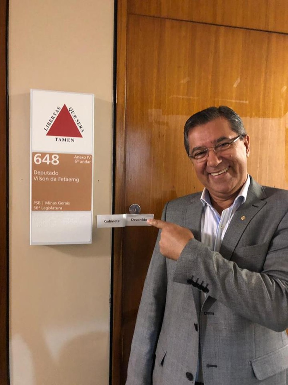 Vilson da Fetaemg, deputado federal eleito por Minas Gerais — Foto: Divulgação