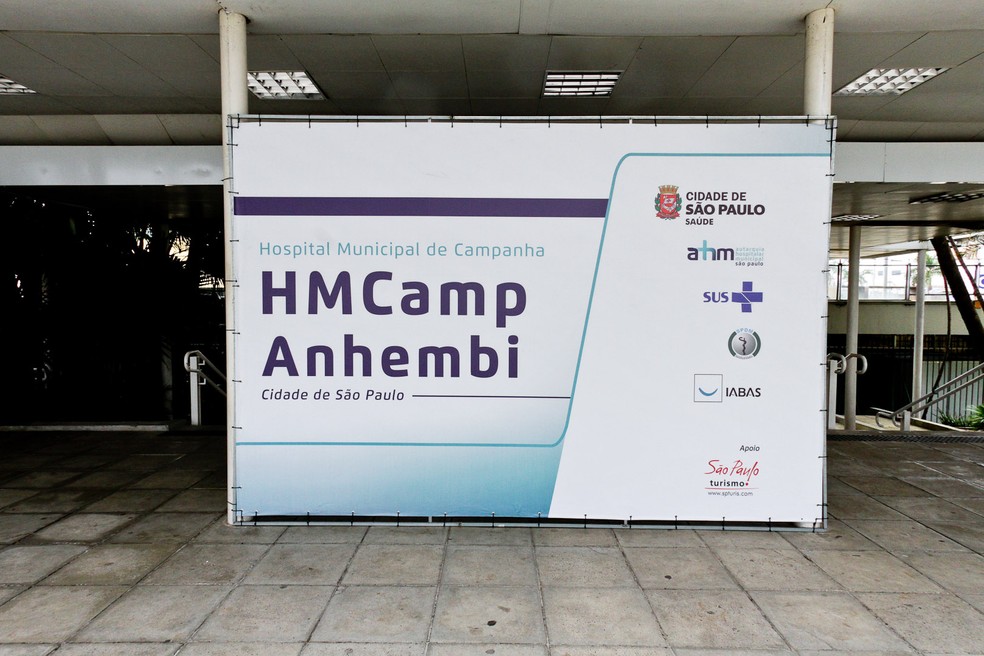 O Hospital de Campanha do Anhembi, na Zona Norte de São Paulo. — Foto: Divulgação/SPTuris
