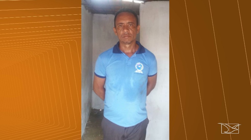 AntÃ´nio JosÃ© Vieira estÃ¡ preso na Delegacia de Santa Luzia â Foto: ReproduÃ§Ã£o/TV Mirante
