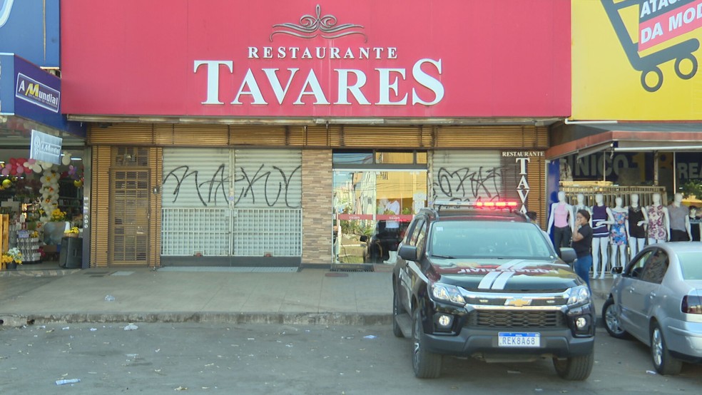 Restaurante onde panela de pressão explodiu e matou funcionária, no DF — Foto: TV Globo/Reprodução