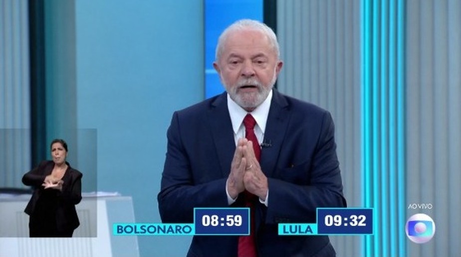 Lula participa do debate na Globo
