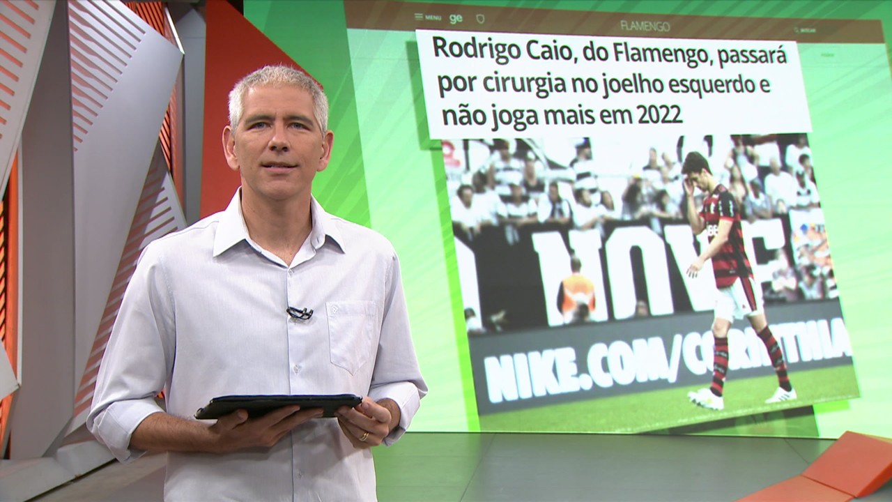 Rodrigo Caio, do Flamengo, passará por cirurgia no joelho e não joga mais em 2022