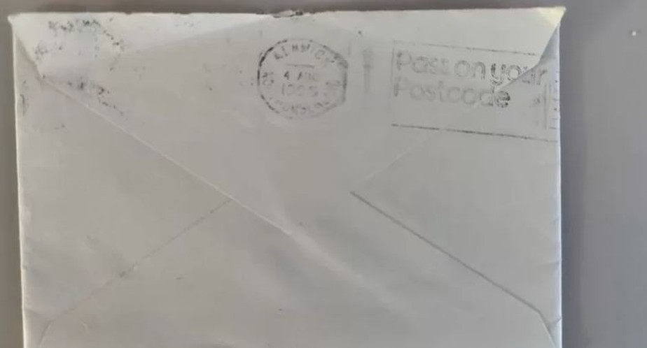 Carta é entregue ao destino 30 anos após o envio