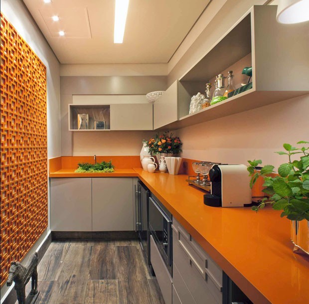 Como usar tons de laranja na decoração da casa (Foto: Reprodução/Casa Vogue)